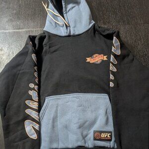 19# Men's UFC Black Ulti-Man Color Block Pullover Hoodie